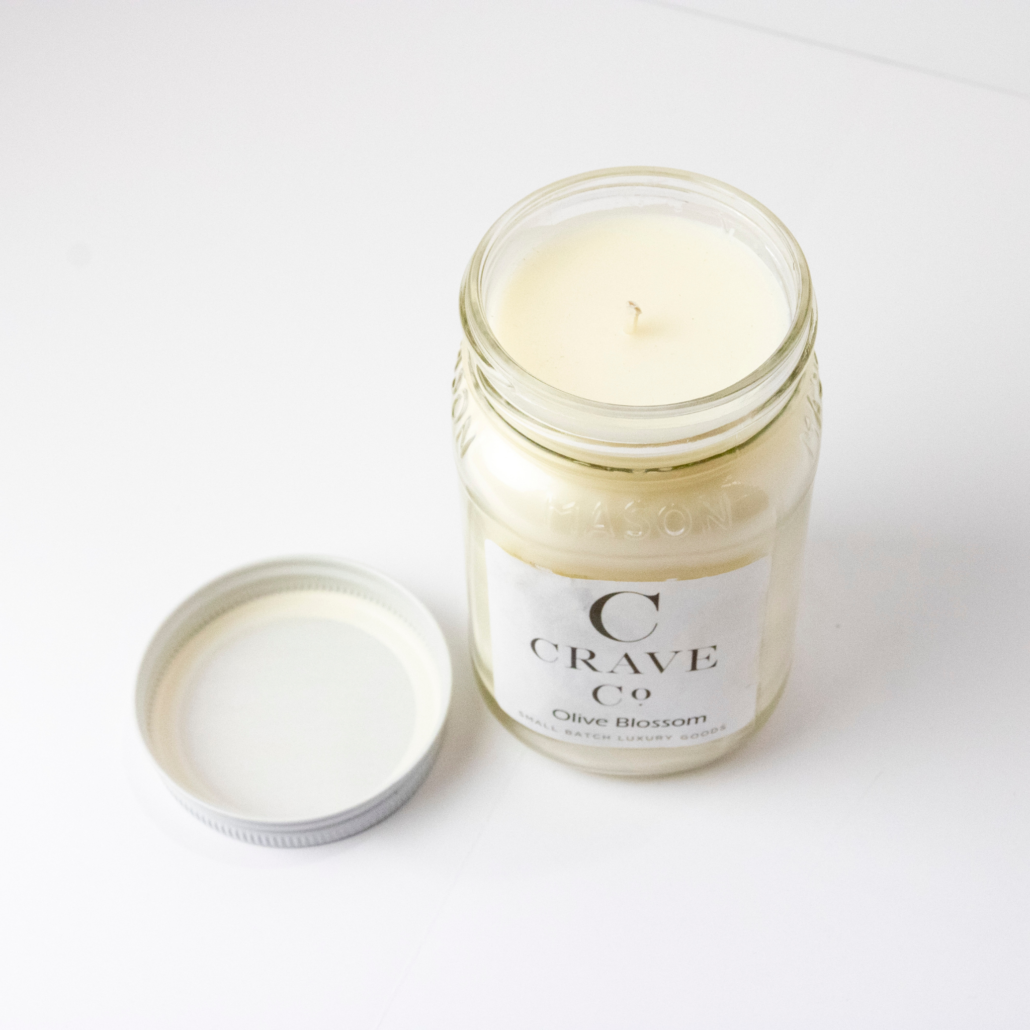 Crave Candle Co. LLC - Wholesale Jar/Filled Candle - 16 oz. Mason Jar Candle1