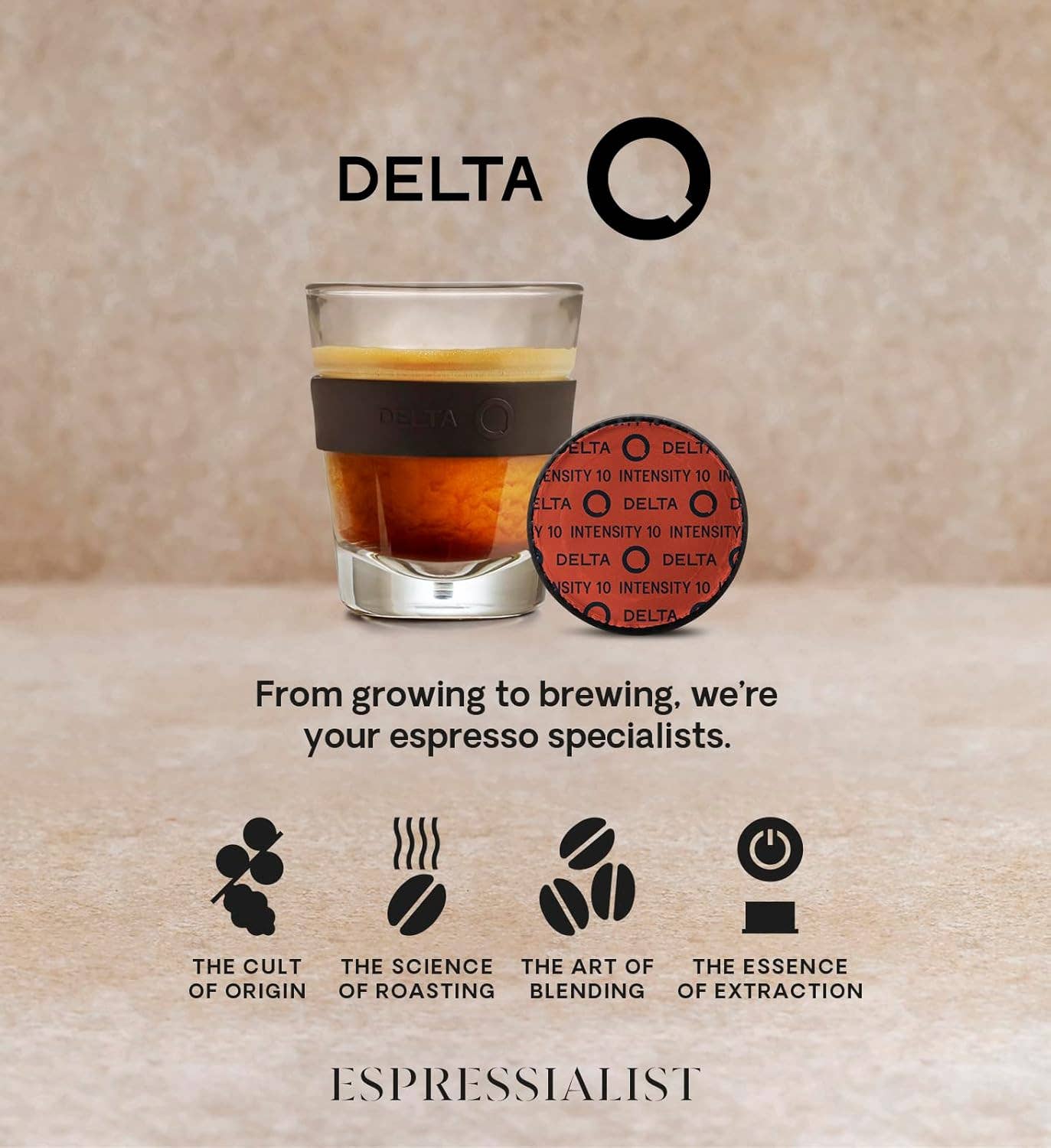 O Espresso Italiano Lda. – Café/expresso instantâneo por atacado – Delta Q Qalidus 40 Cápsulas2