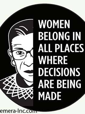 Anstecknadel/Knöpfe: Frauen gehören überall hin für den Großhandel von Ephemera