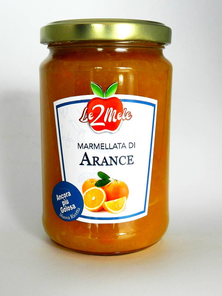 Geleia de Laranja - Produzida na Itália - Vegana por atacado de Le 2 Mele