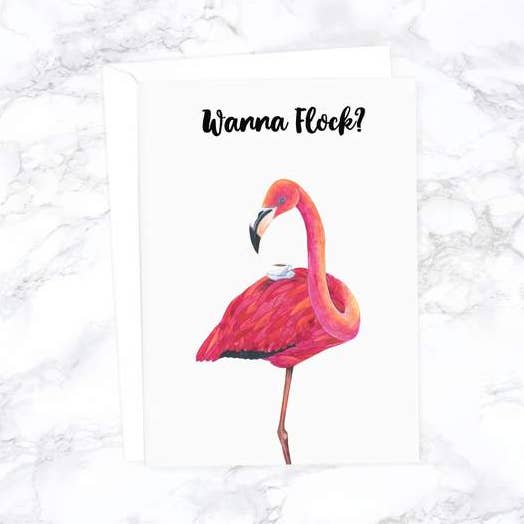 ¿Quieres ir en bandada? Tarjeta de felicitación diaria para venta al por mayor de Alasse