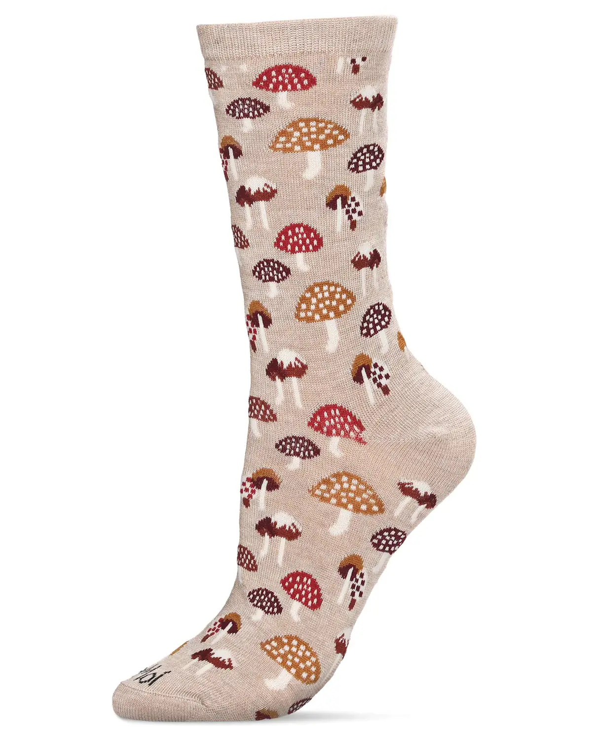 Infinity Classics International Inc. - Wholesale Socks - Women's - Mushroom Field Bamboo Blend Crew Sock4