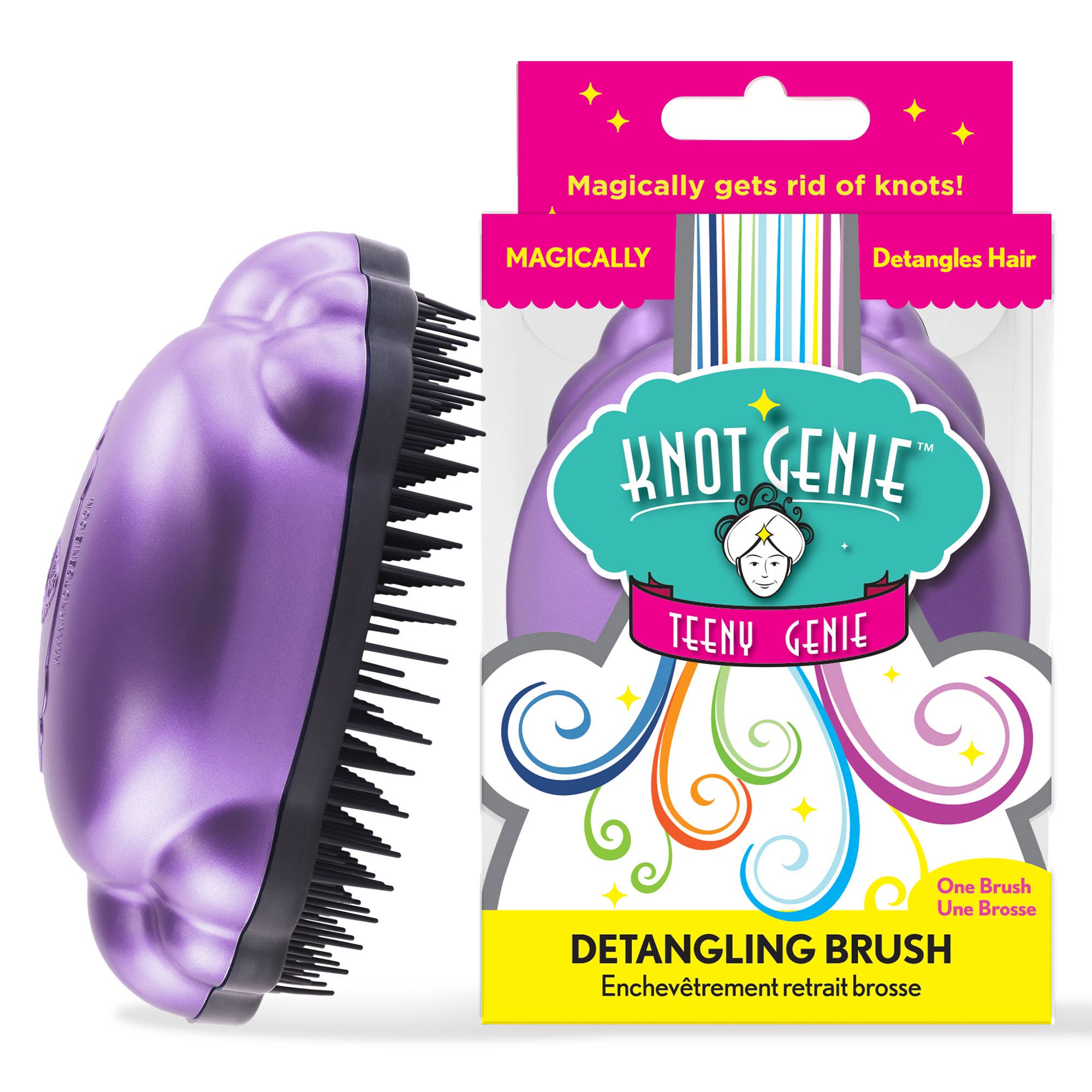 Knot Genie - Wholesale Hair Brush/Comb - Kids & Baby - Teeny Genie Kids’ Detangling Hair Brush – Small Size24