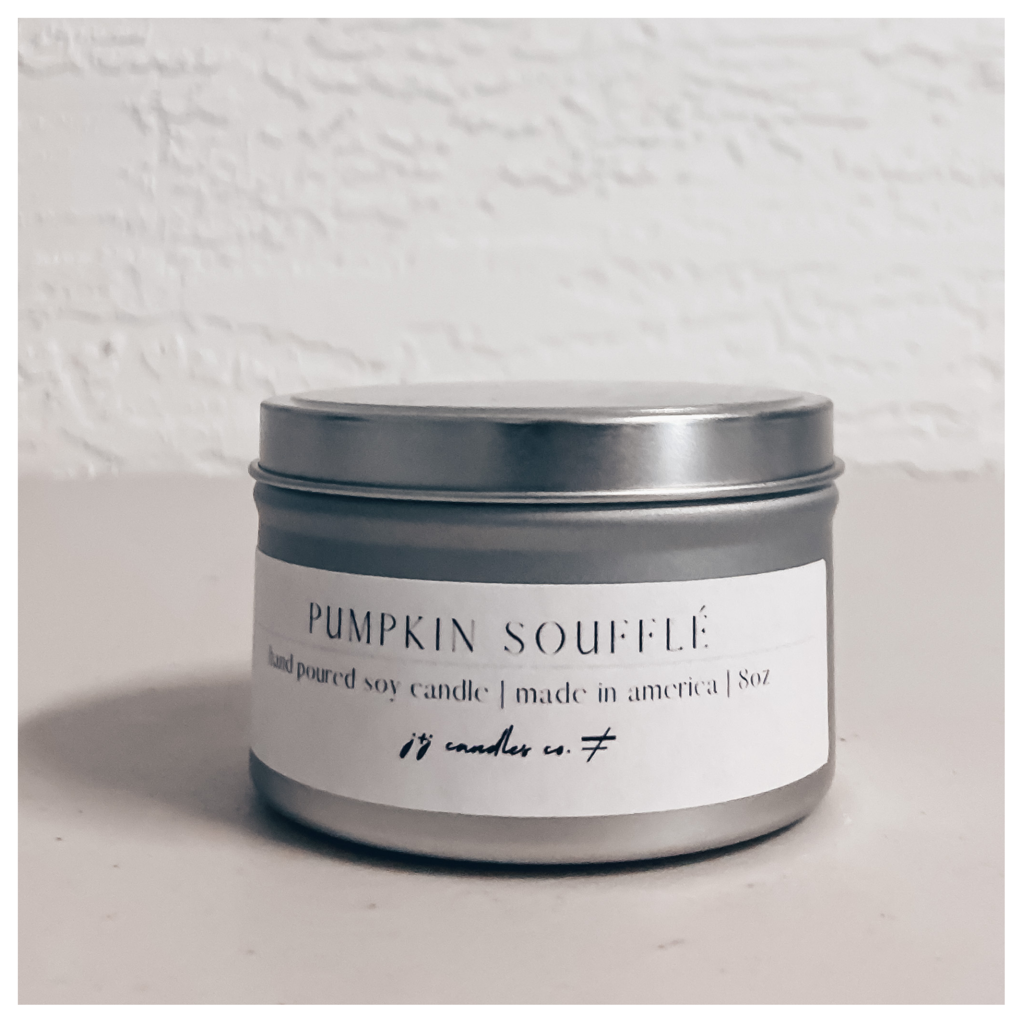 8oz Tin Soy Candle