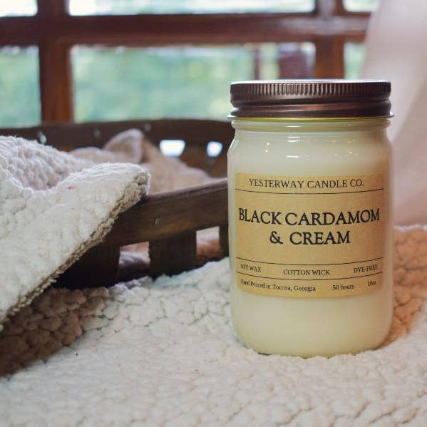 Black Cardamom & Cream for wholesale by Yesterway Candle Co.