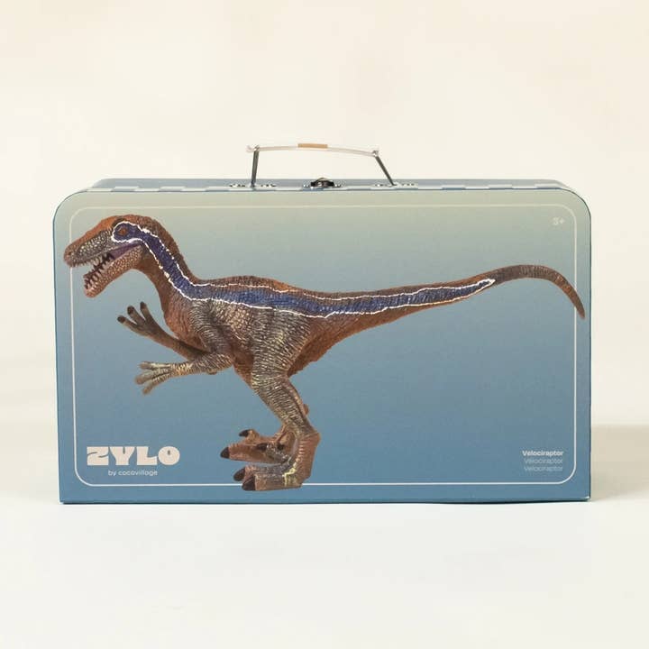 Coco Village - Wholesale Figurine Toy - Kids - Velociraptor Dinosaur in a Collectible Box0