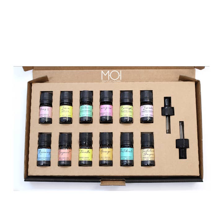 sesioMWorld - M·O·I Professional - Wholesale Essential Oil - Set of 12 Aromatherapy Essential Oils