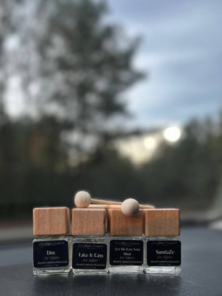 Car diffusers for wholesale by Essallure Creations