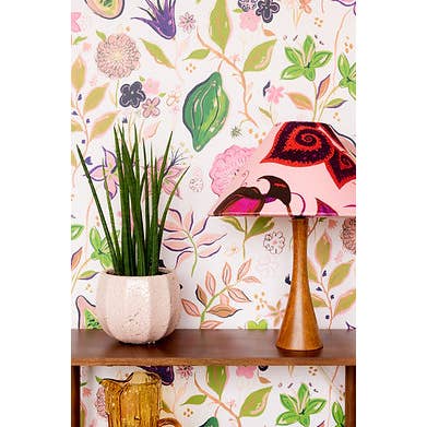 Wear the Walls - Wholesale Wallpaper - Kakao Wallpaper in Ruby-Pink2
