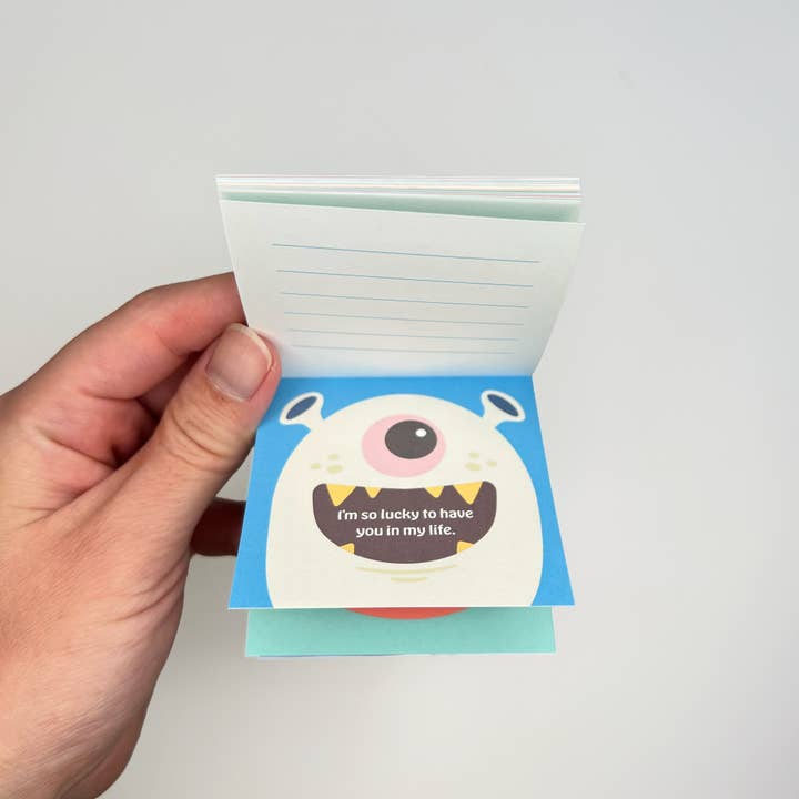 Sungy Side Up - Wholesale Notepad - Monster Lunch Box Notes Notepad – 24 Notes for Kids' Lunches9