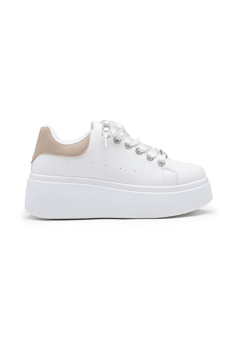 LADY GLORY – wholesale Lifestyle trainers – Women′s – Beaded platform sneakers9