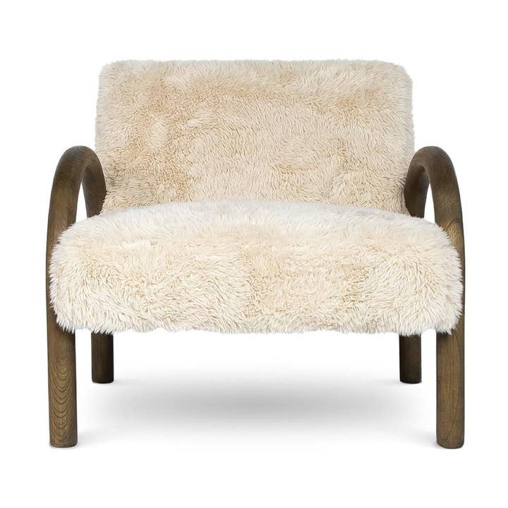 Chaise Eros - Sable Shaggy pour la vente par Style In Form