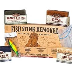 Fishermen’s 4 Pack Soap Gift Set – Great Smelling Heavy Grit Hand and Body Soap for Fishermen – Includes Topwater Fishing Lure & Sleeve – Birthday Gift for Fishermen - Fishing Gift Dad, Husband for wholesale by DockTime