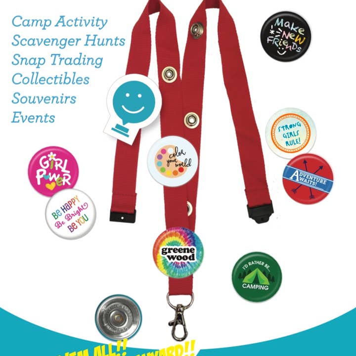 ChattySnaps - Wholesale Lanyard - Unisex - ChattySnaps Lanyards -12 - Assorted Colors1