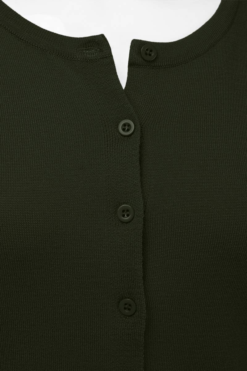 NINEXIS - Vente Cardigan – femme - AWOCAL310_Chandail à manches longues en tricot doux boutonné6