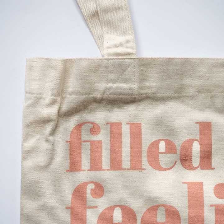 Filled with Feelings Tote for wholesale by If Lost Start Here