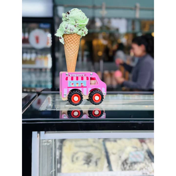 ToysLink - Wholesale Toy Car/Truck - Kids - Wooden Ice Cream Van3