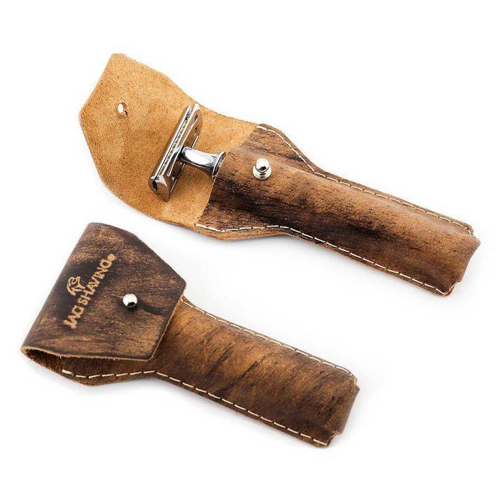 Custodia in vera pelle 100% - Custodia da viaggio per la vendita all'ingrosso da parte di Jag Shaving