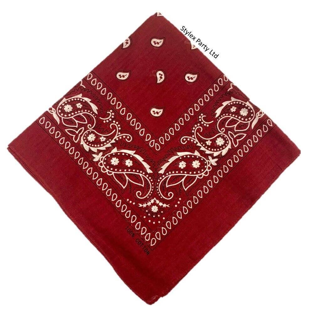 Stylex Party - Vente Bandana – femme - Écharpes Bandana Funky Design Paisley Headband1