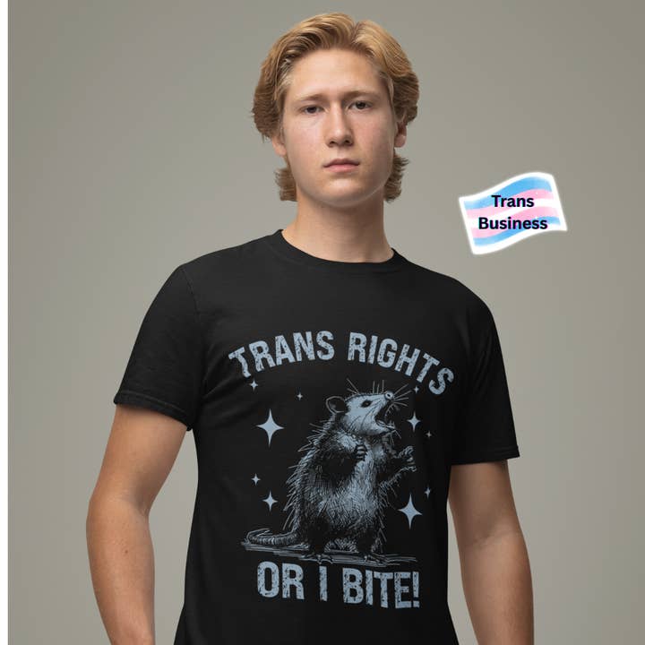 Transrechten of ik bijt T-shirt voor wholesale door Kennidi Co.