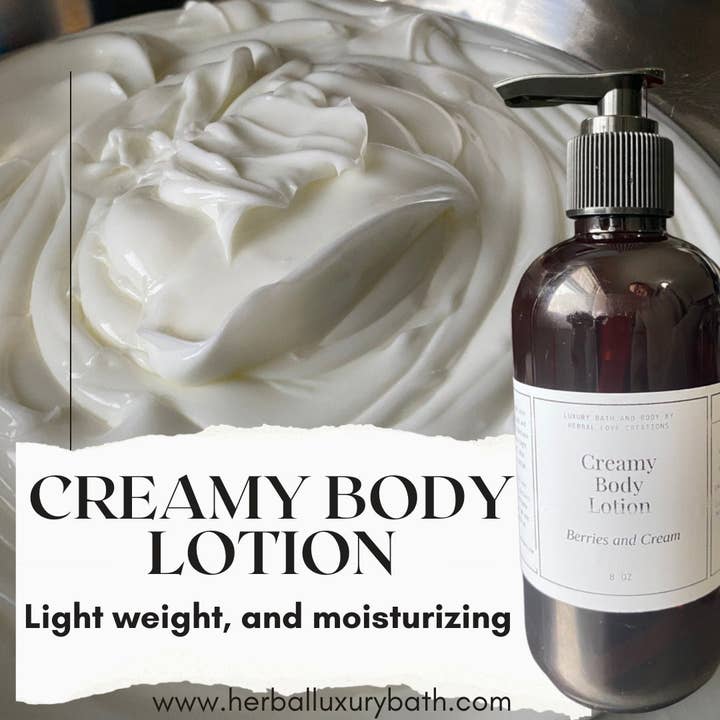 Herbal Love Creations- Luxury Bath and Body - Wholesale Body Cream/Lotion - 1 Gallon Creamy Body Lotion. Package, label, and resell4