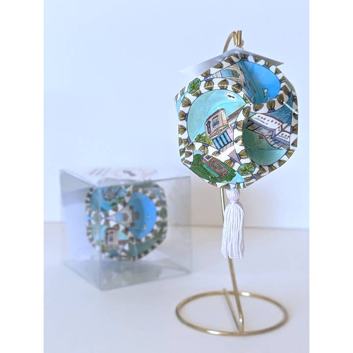 Encinitas Globe Ornament for wholesale by Mad Kitchen Co.