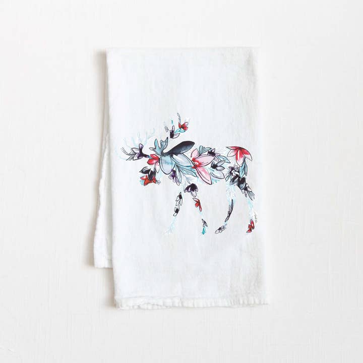 Amanda Klein Co. - Venta al por mayor Paños de cocina - Moose Harina Sack - Paño de cocina