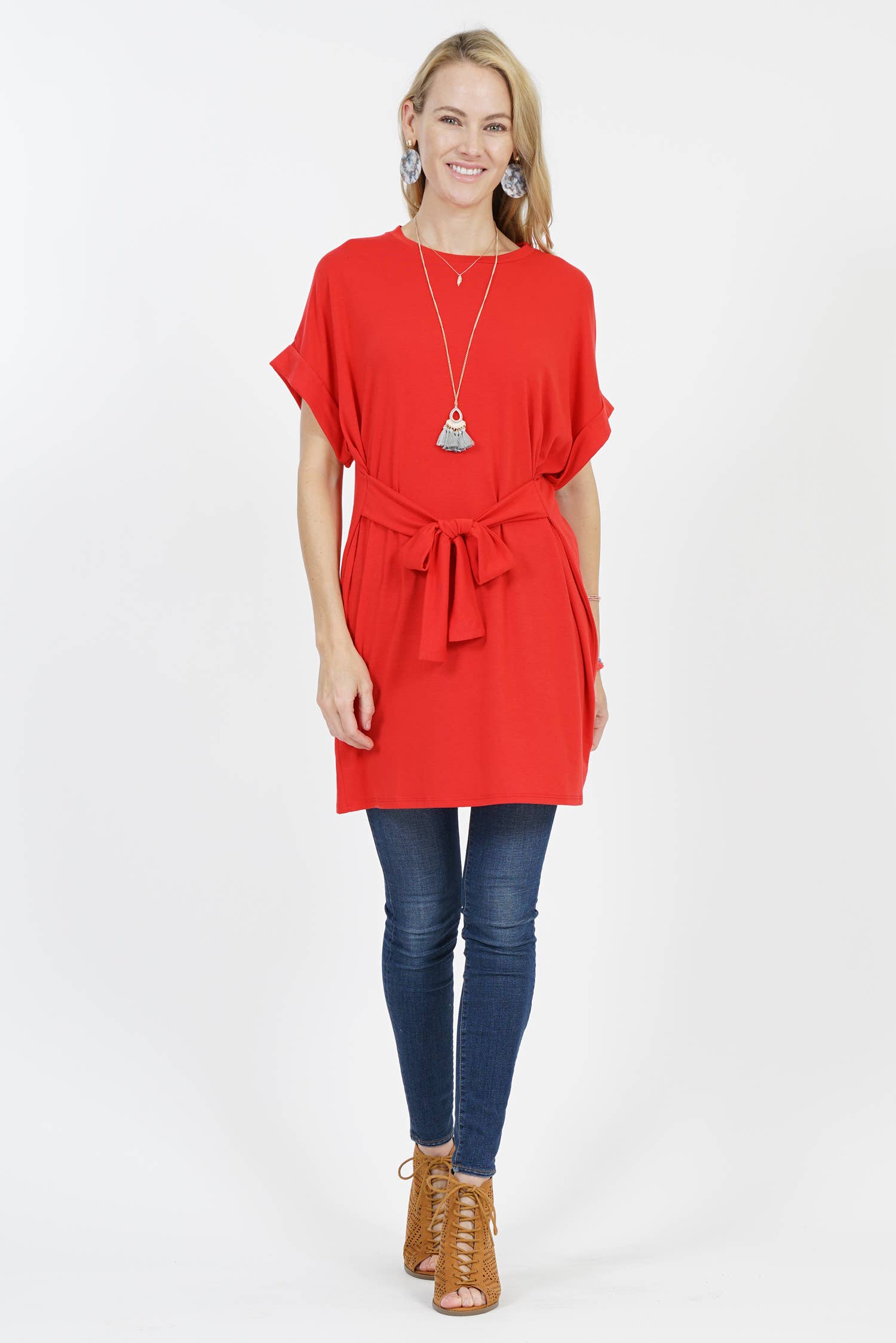 42POPS - Wholesale Tuniek - Dames - ...SI-10302 Omkeerbare Tuniek met Tailleband11