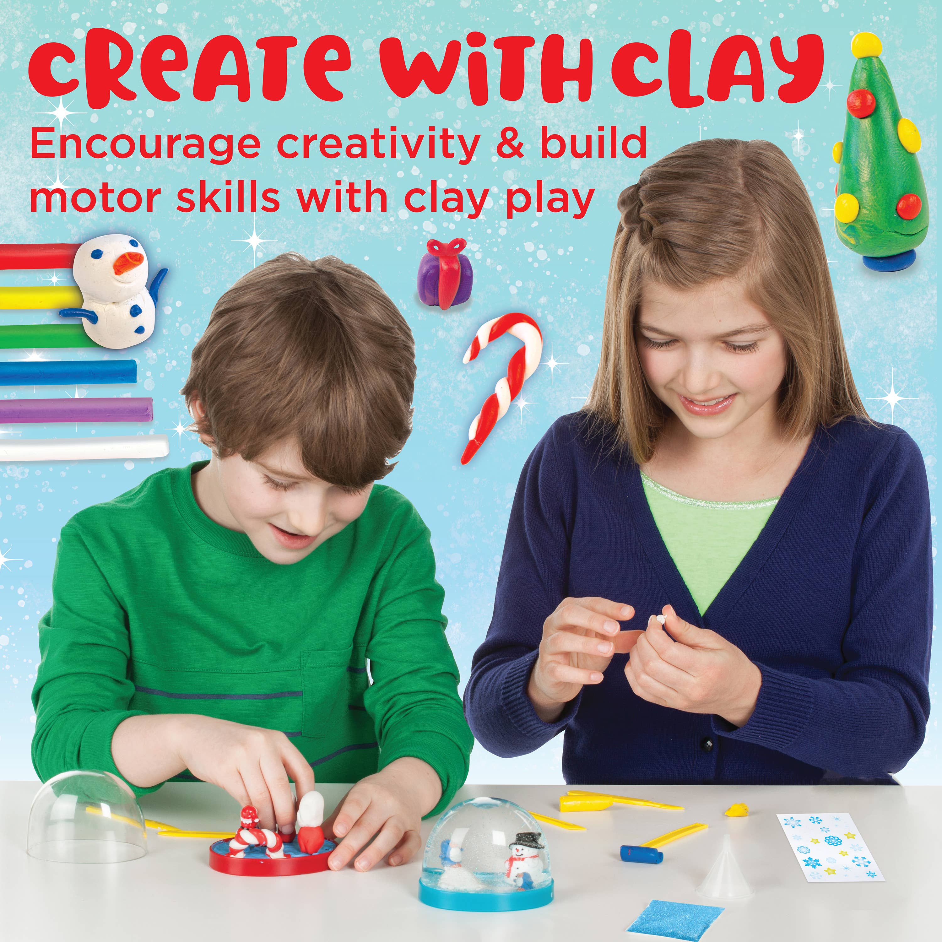 Faber-Castell / Creativity for Kids - Wholesale DIY Craft Kit - Kids - Make Your Own Holiday Snow Globes Craft Kit for Kids5