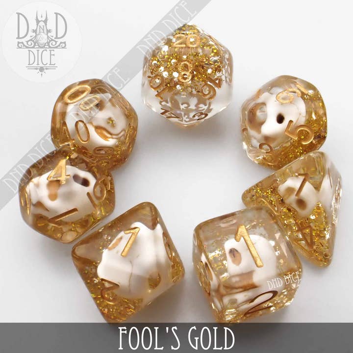 DNDDICE.COM - Wholesale Dice - Fool's Gold2
