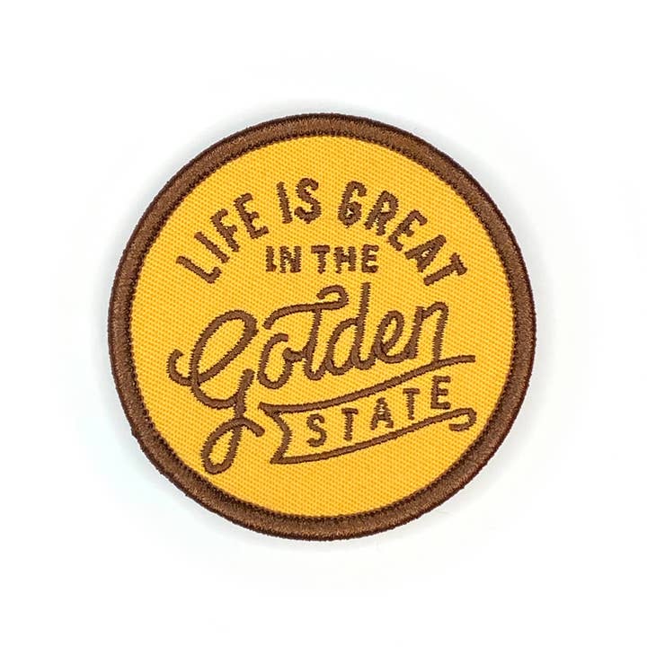 Golden State Patch for wholesale by Poppy & Quail