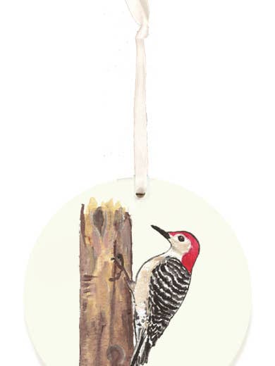 Adorno de pájaro carpintero, decoración navideña para venta al por mayor de Faith and Franklin