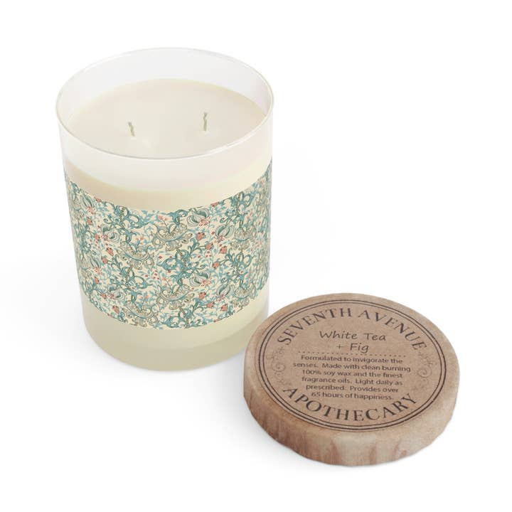 Bougie parfumée de luxe inspirée par William Morris - Collection Golden Lily (Minéral) pour la vente par Willy Morris Home Emporium