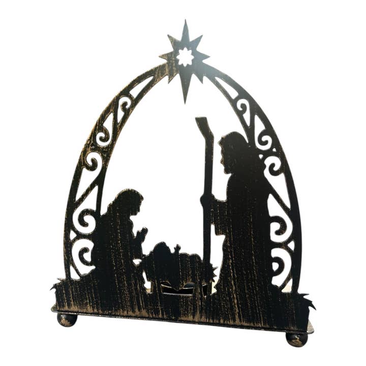 Hopes Unlimited - Wholesale Candle Holder - Nativity Scene Candle Holder II2
