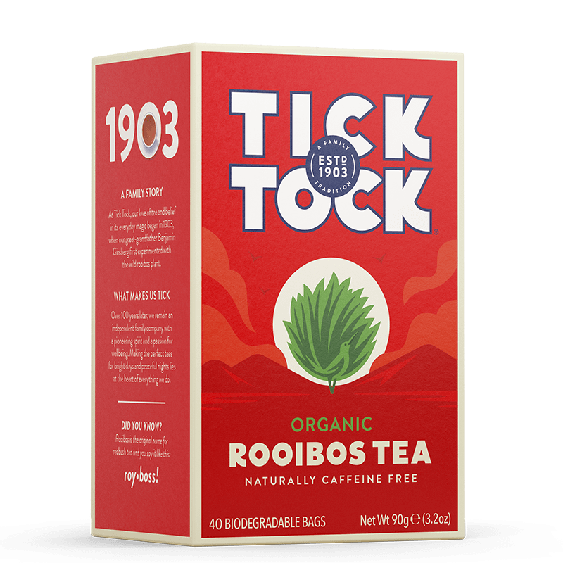 Tick Tock Tea - Wholesale Tea Bags - TICK TOCK-ORGANIC Rooibos Tea6