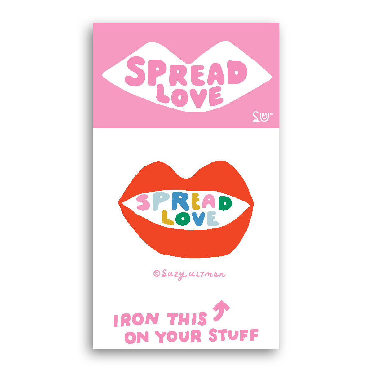 Hot Dang Press - Wholesale Love Card - HDP x Suzy Ultman Pack of Love, 6 L'il Something Iron-On Cards8