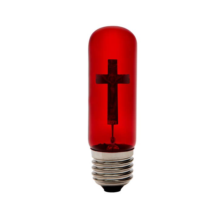 Nocturna - Wholesale Light Bulb/Puck - Red Crucifix & Red Cross Neon Light bulbs6