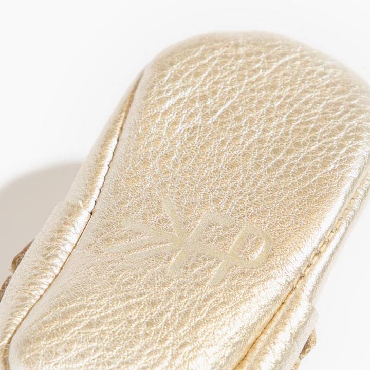 Freshly Picked - Wholesale Crib Shoes - Baby - Platinum Moccasin Baby Shoe3