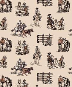 Stampa S1607-5308-Norma Cowboy Gonna Pantalone con Cerniera a Stampe Assortite in vendita all'ingrosso su Faire7