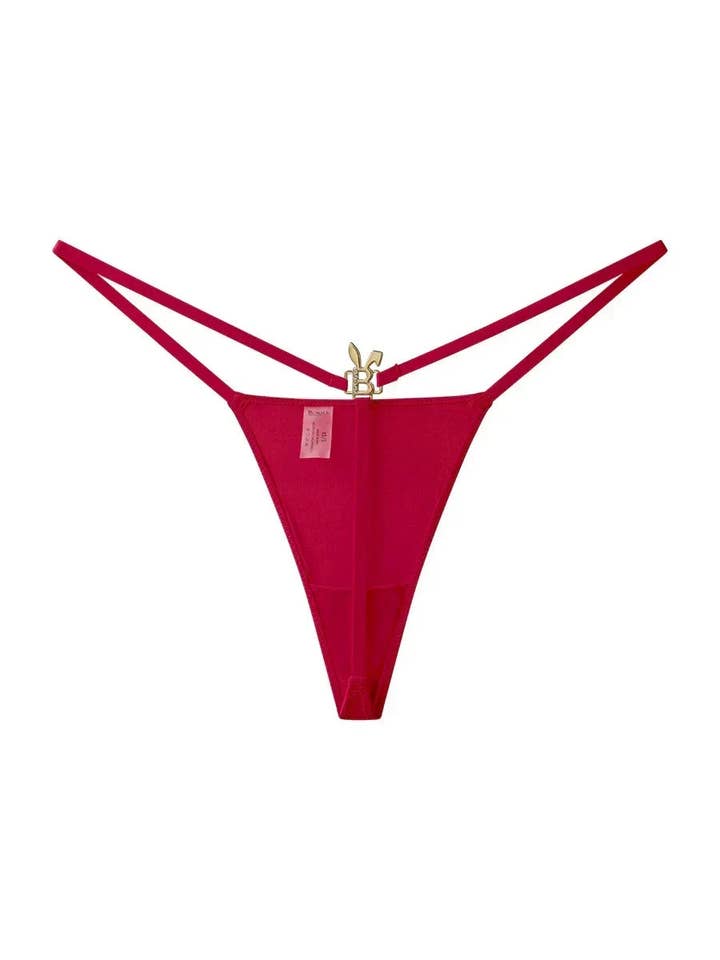 G-STRING IN RED WINE for wholesale by BUNNIES ROOM
