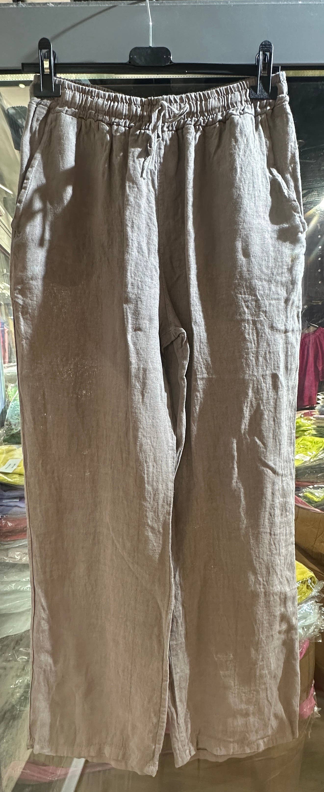 LÉA & LUC - Vente Pantalon – femme - Pantalons en 100% lin REF. 3013213