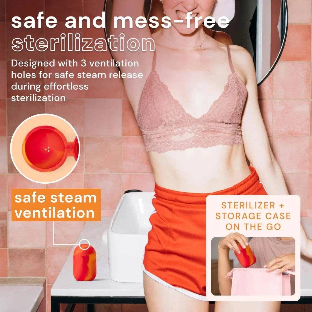 Bodyotics - Wholesale Menstrual Cup - Menstrual Cup Sterilizer: Bodyotics Comfycase for Disc & Cup1