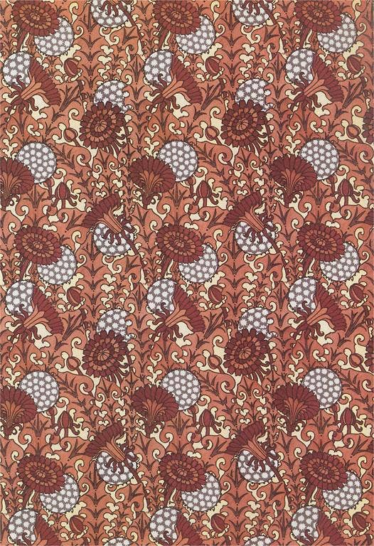 Found Image Press - Wholesale Stationery/Notecard Set - Greeting Card DA-851 Wallpaper with Flowers and Seedpods0