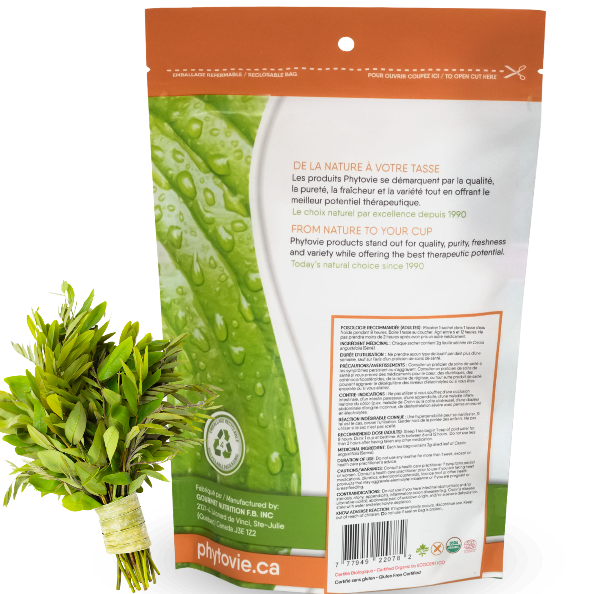 REMOVED BRAND - Wholesale Health/Detox Tea - Senna Organic | Laxative | 50 Sachets4