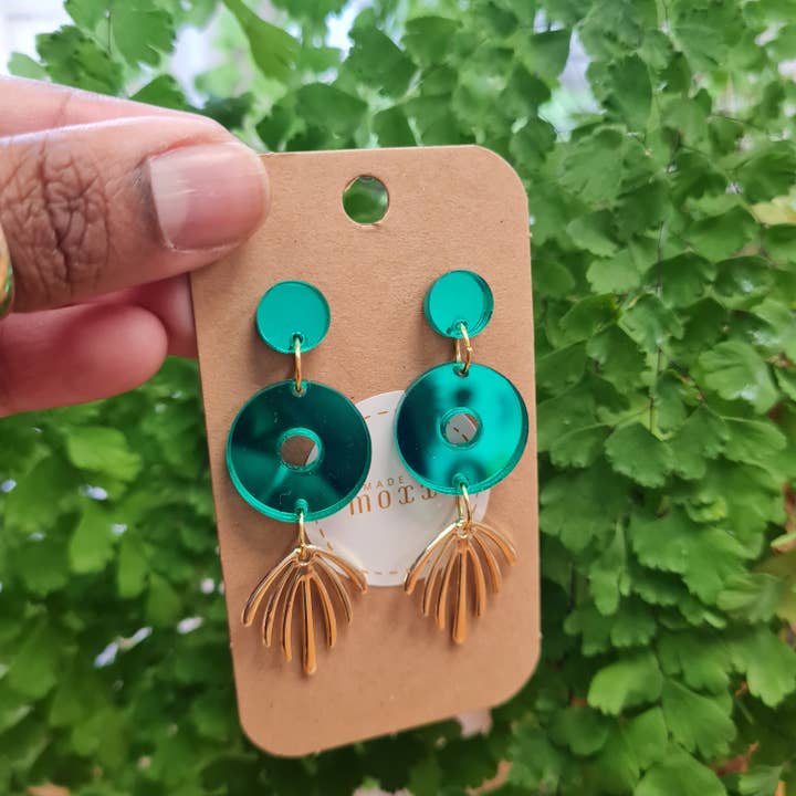 Einfache geometrische Ohrringe im Candy-Stil für den Großhandel von Made By Moxxi