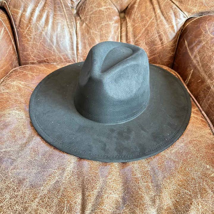 Queens INC - Wholesale Fedora - Women's - Best seller Fashion Classic Wide Brim Suede Primium Hat 9