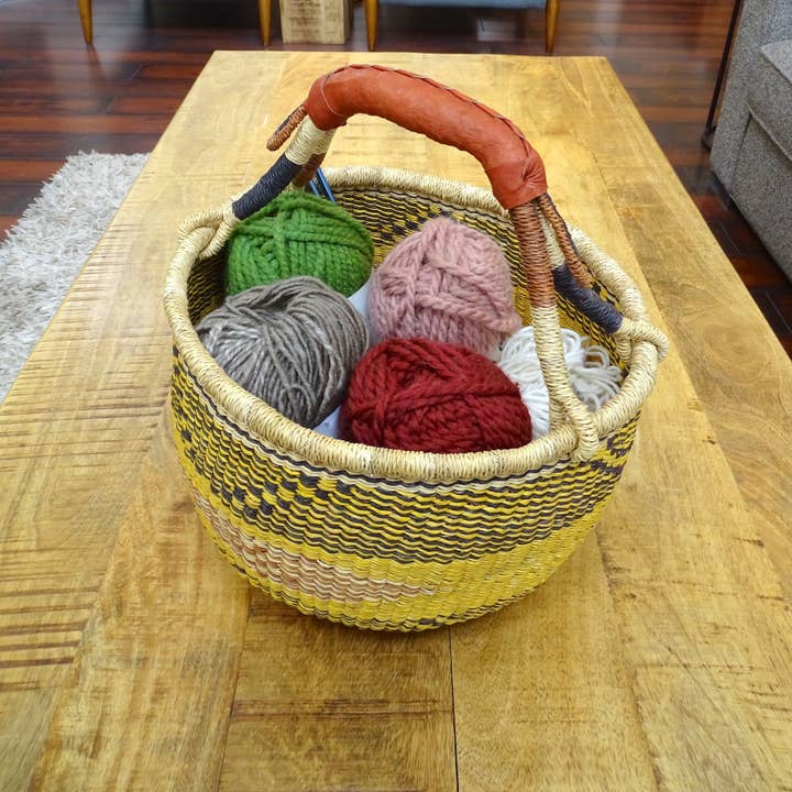 Ti-a Woven Goods - Wholesale Basket - Round Storage Basket20