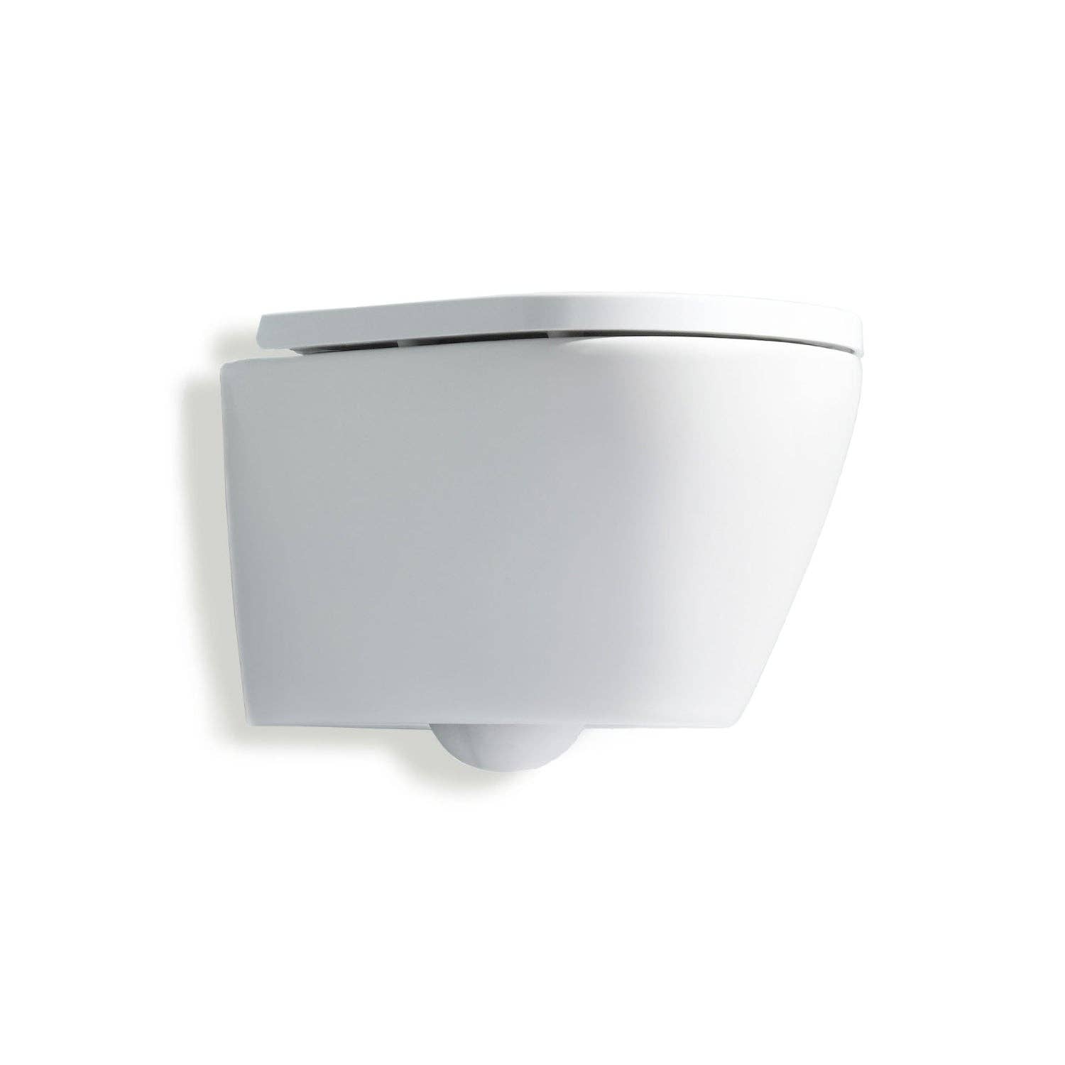 Stilform Handels GmbH – Engroshandel Tilbehørssæt til badeværelset – Whirlflush væghængt toilet Soho 3.0 uden kant med tornado skyl i hvid højglans inkl. toiletsæde7