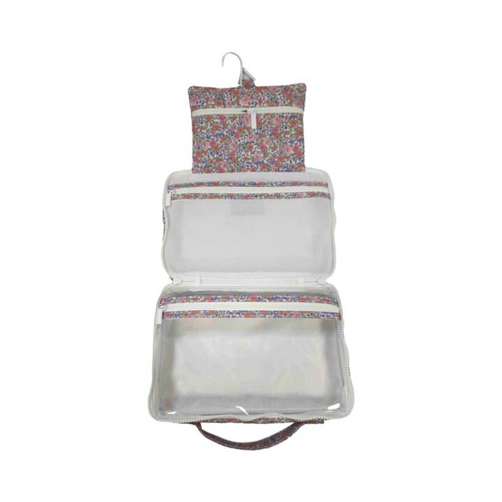 TRVL Design - Wholesale Toiletry Bag - Women's - BUNDLE UP2 Hanging Toiletry Bag - GARDEN FLORAL5