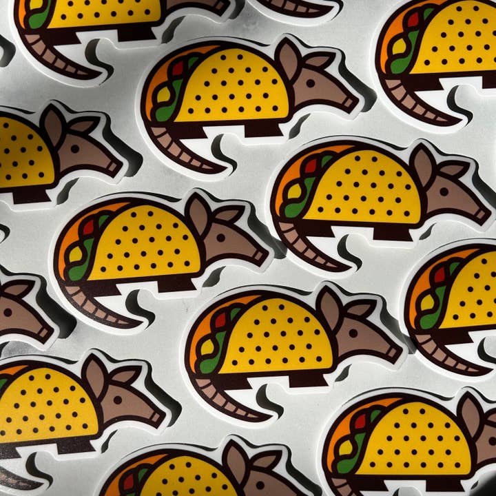 Tacodillo sticker for wholesale by NateDuval.com